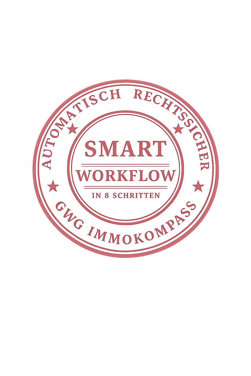 Smart Transaction Workflow Siegel - Offizielles GwG-Prüfsiegel für Immobilienprofis